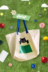 Stroll Series Creamy Cat Tote Bag