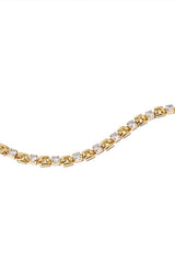 Cool rhinestone cube bracelet
