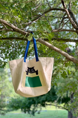 Stroll Series Creamy Cat Tote Bag