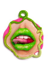 "Makeup"Series Brooch - Mouth