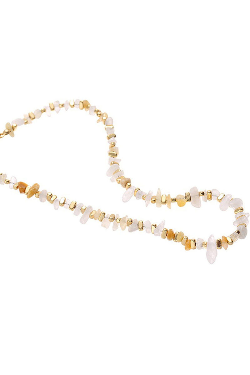 "Dream Journey" Yellow Stone Necklace