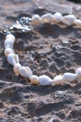 World of Shell and Pearl Beaded Bracelet