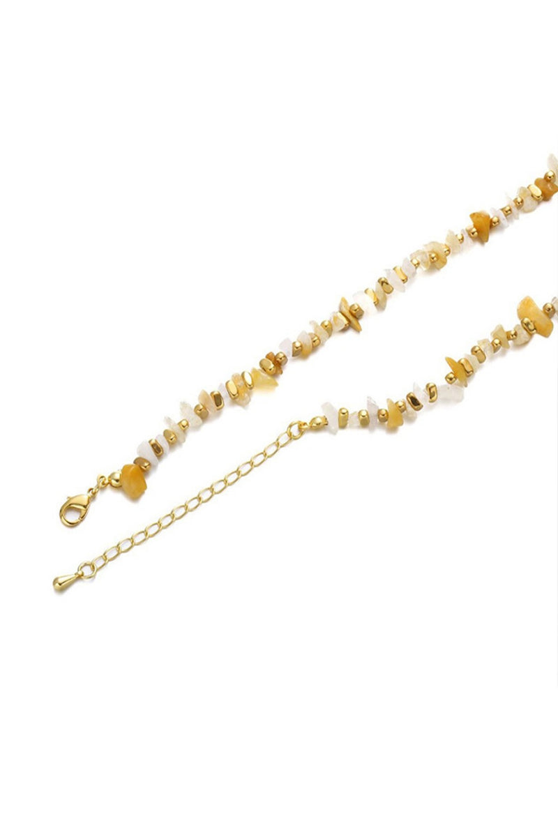 "Dream Journey" Yellow Stone Necklace