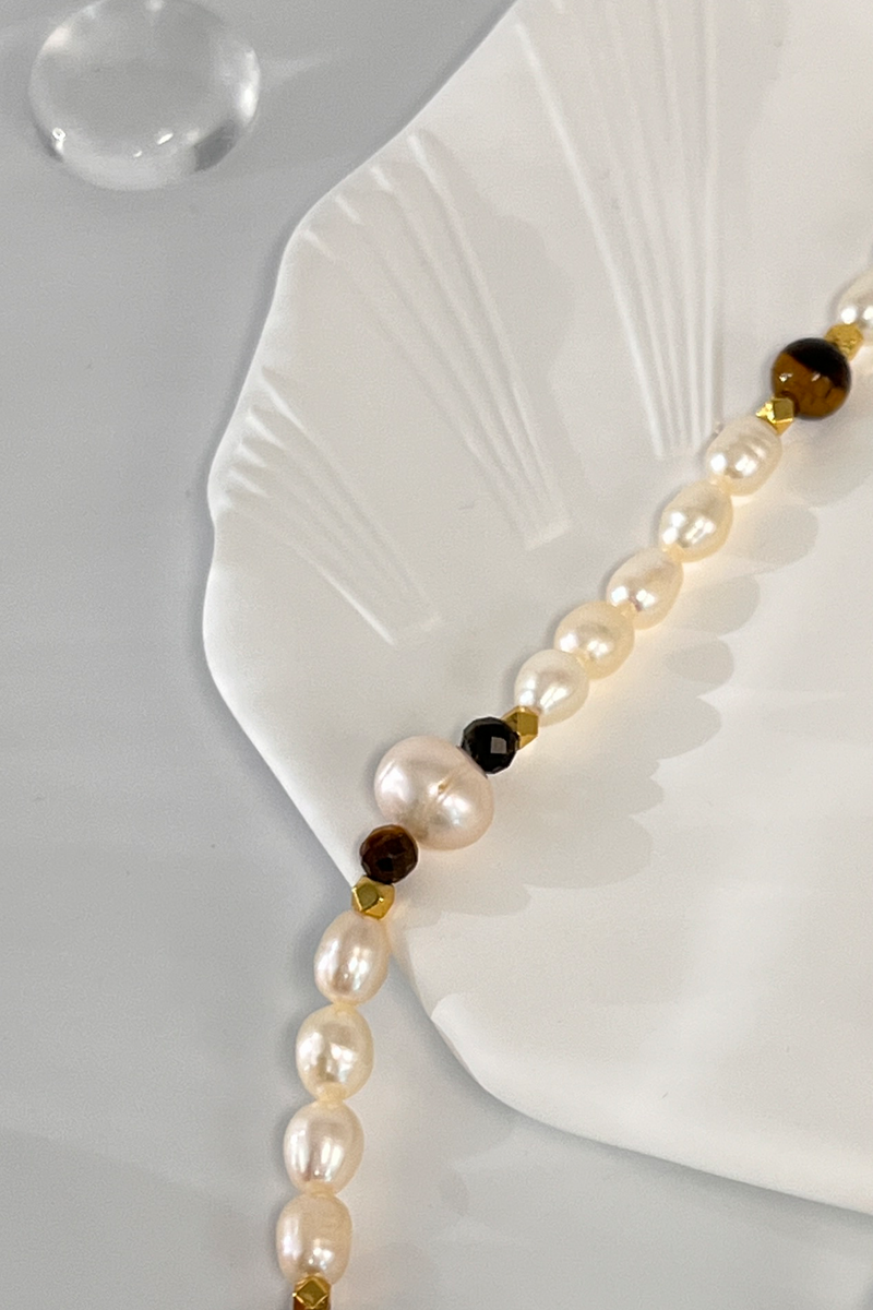 "RIVULET seRiES" - NATURAL Pearl NECKLACE