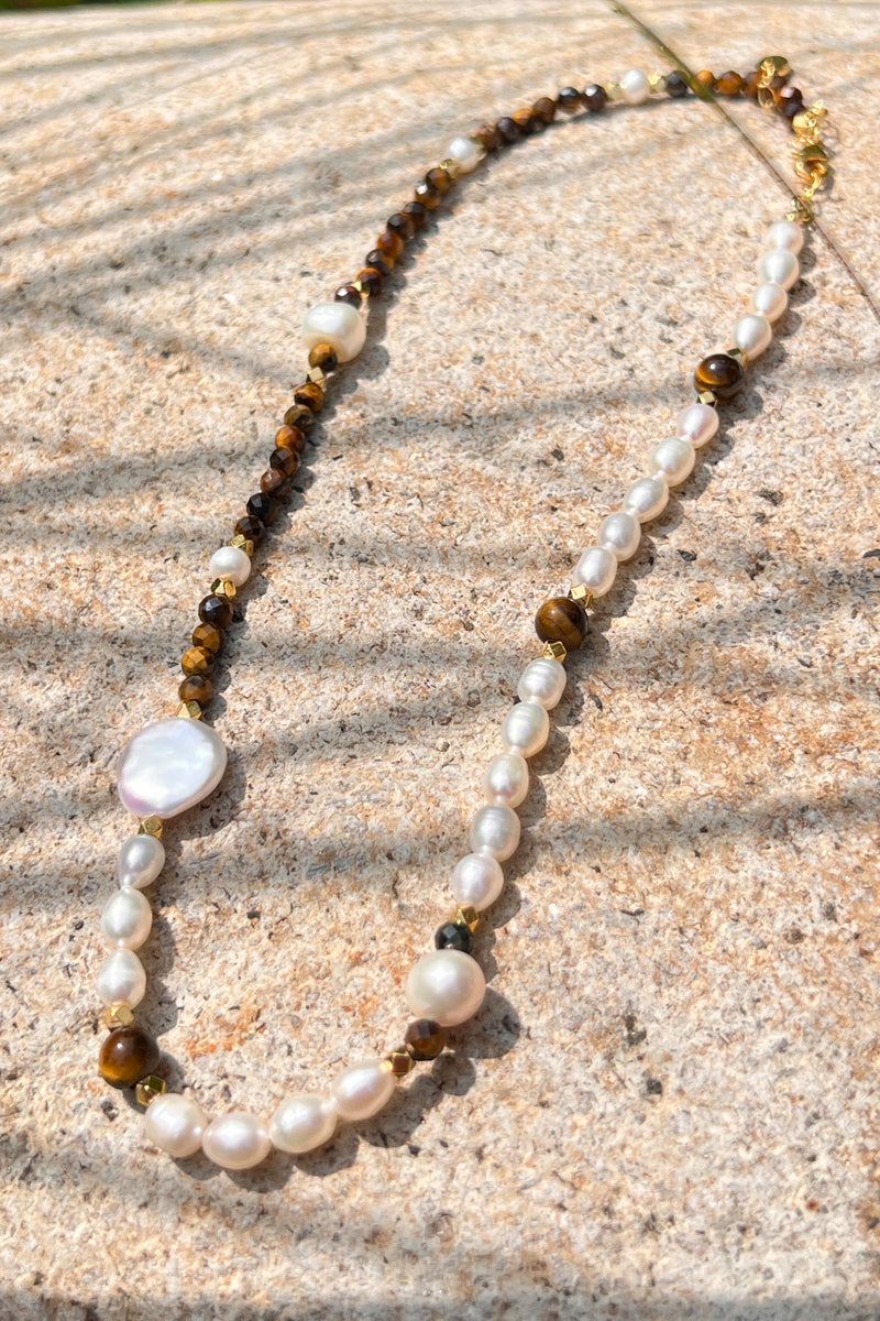 "RIVULET seRiES" - NATURAL Pearl NECKLACE