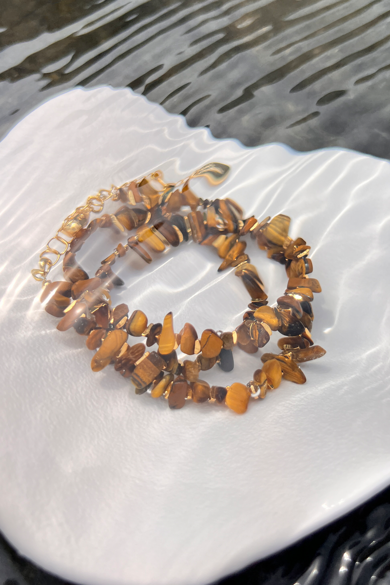 "Rivulet Series" - Natural Stone Necklace