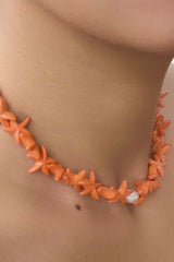 Starfish Pearl Tears Necklace