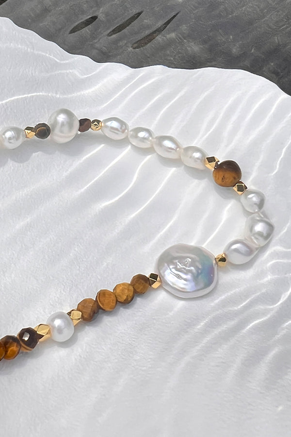 "RIVULET seRiES" - NATURAL Pearl NECKLACE