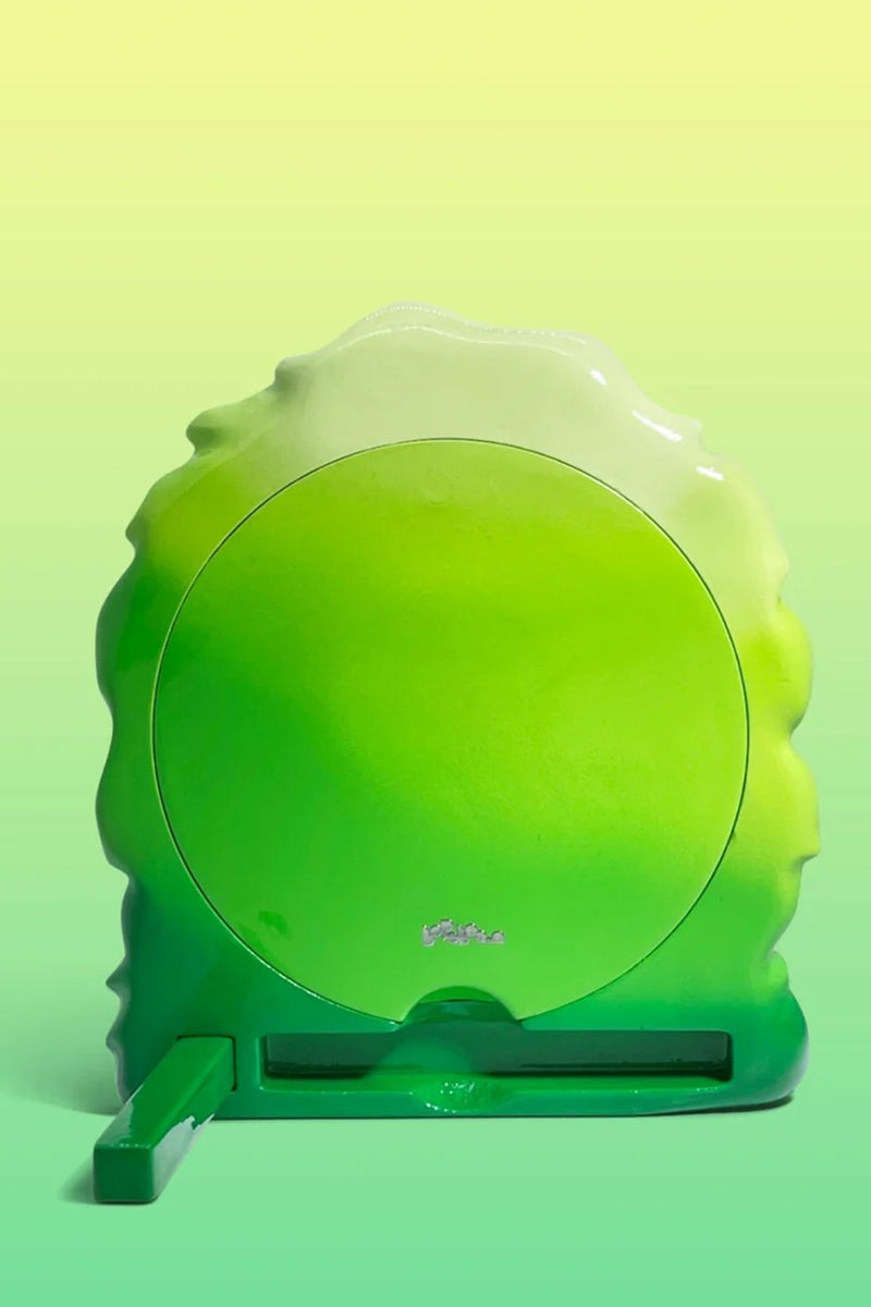 Melt Series Green Sculptural Mirror