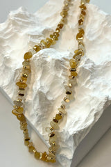 "Dream Journey" Yellow Stone Necklace