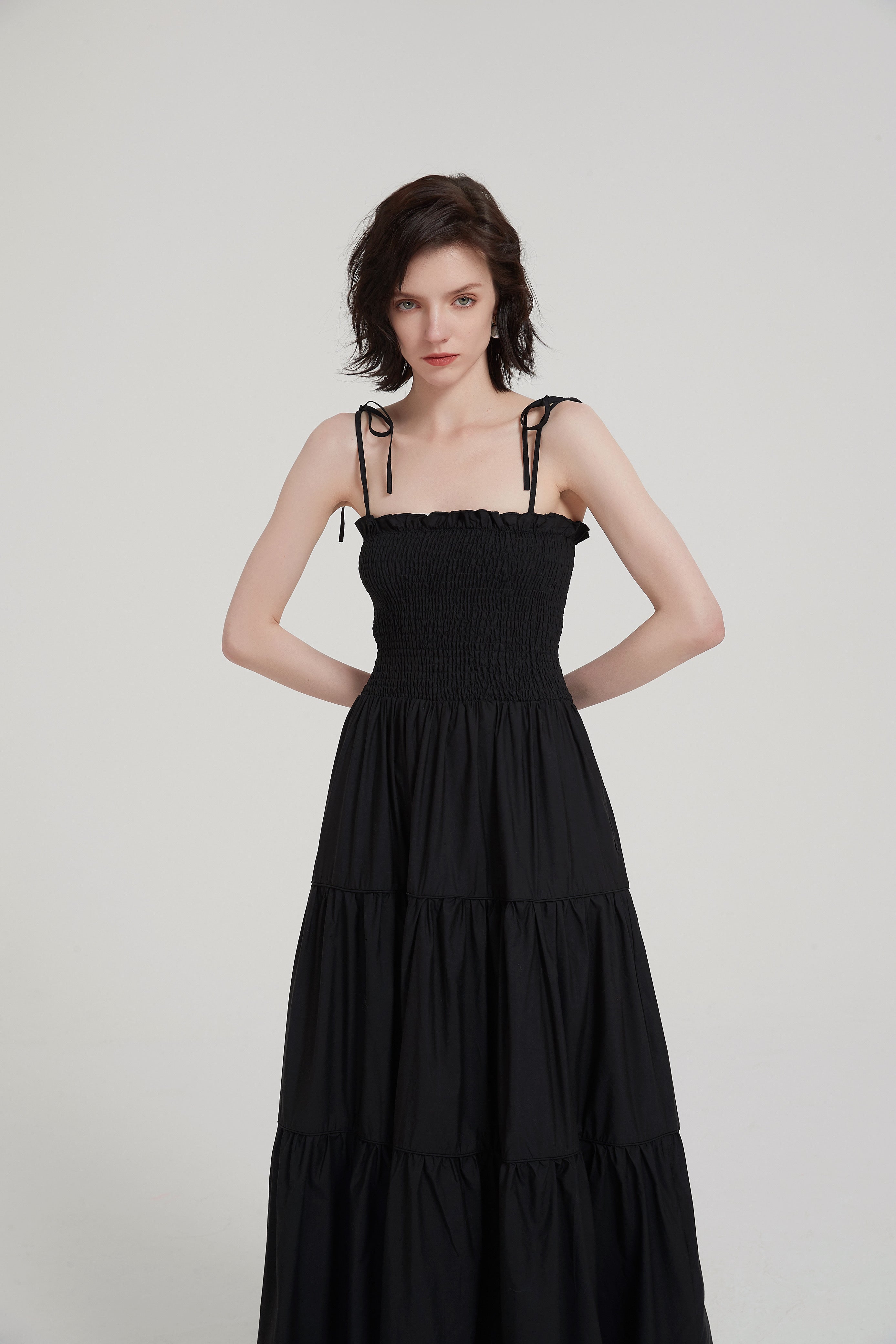 A Ruffled Dress: Staud Rylie Tiered Nylon Maxi Dress, If You're Going to a  Black-Tie Event, These 13 Styles Fit the Dress Code