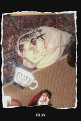 Original Handcrafted Blue Painting Mug