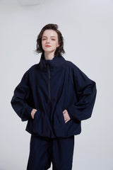 Oversized MidnightBlue Activewear Top