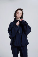 Oversized MidnightBlue Activewear Top