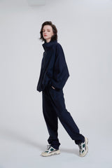 Oversized MidnightBlue Activewear Top