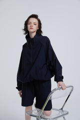 Oversized MidnightBlue Activewear Top